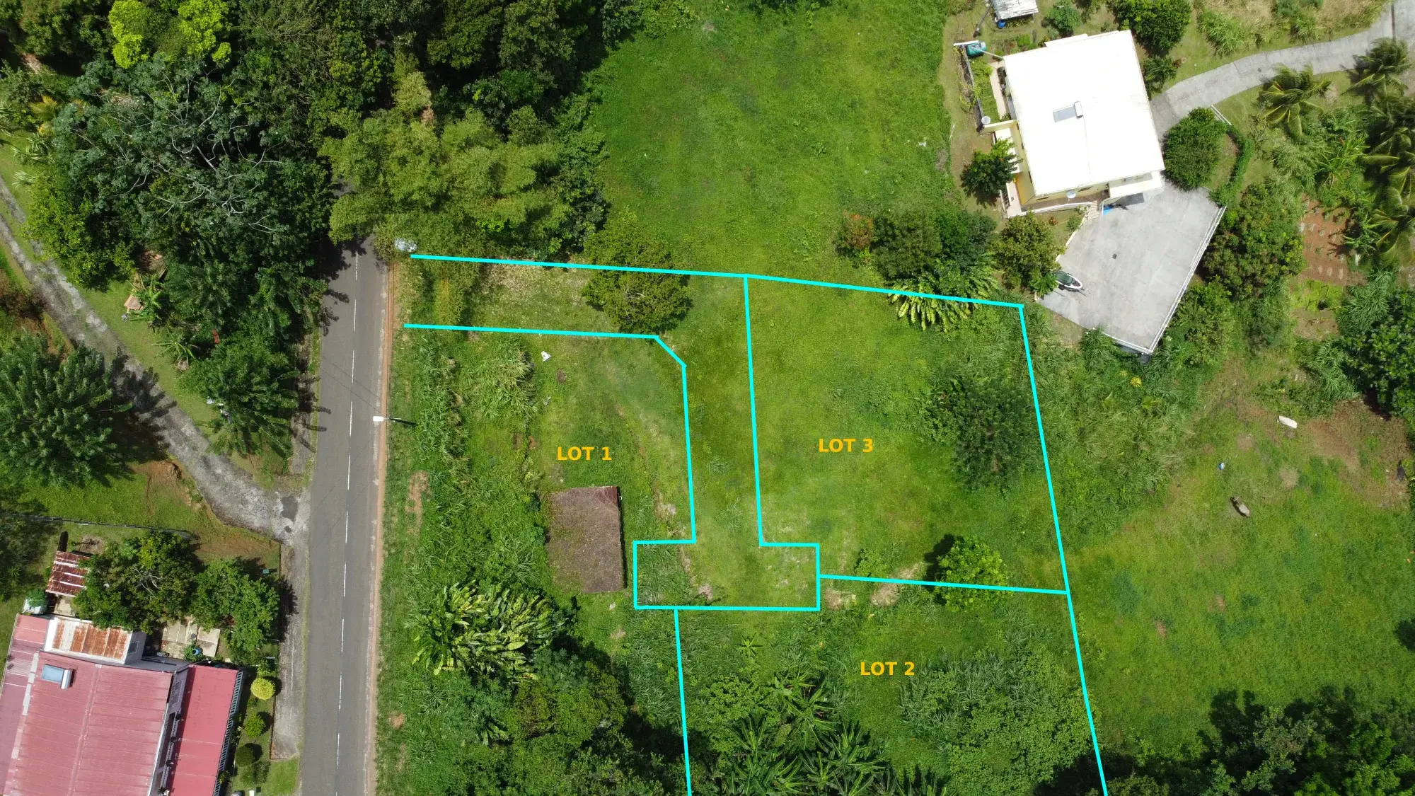 Futur lotissement - 3 Terrains à bâtir à Rivière-Salée – Desmarinières