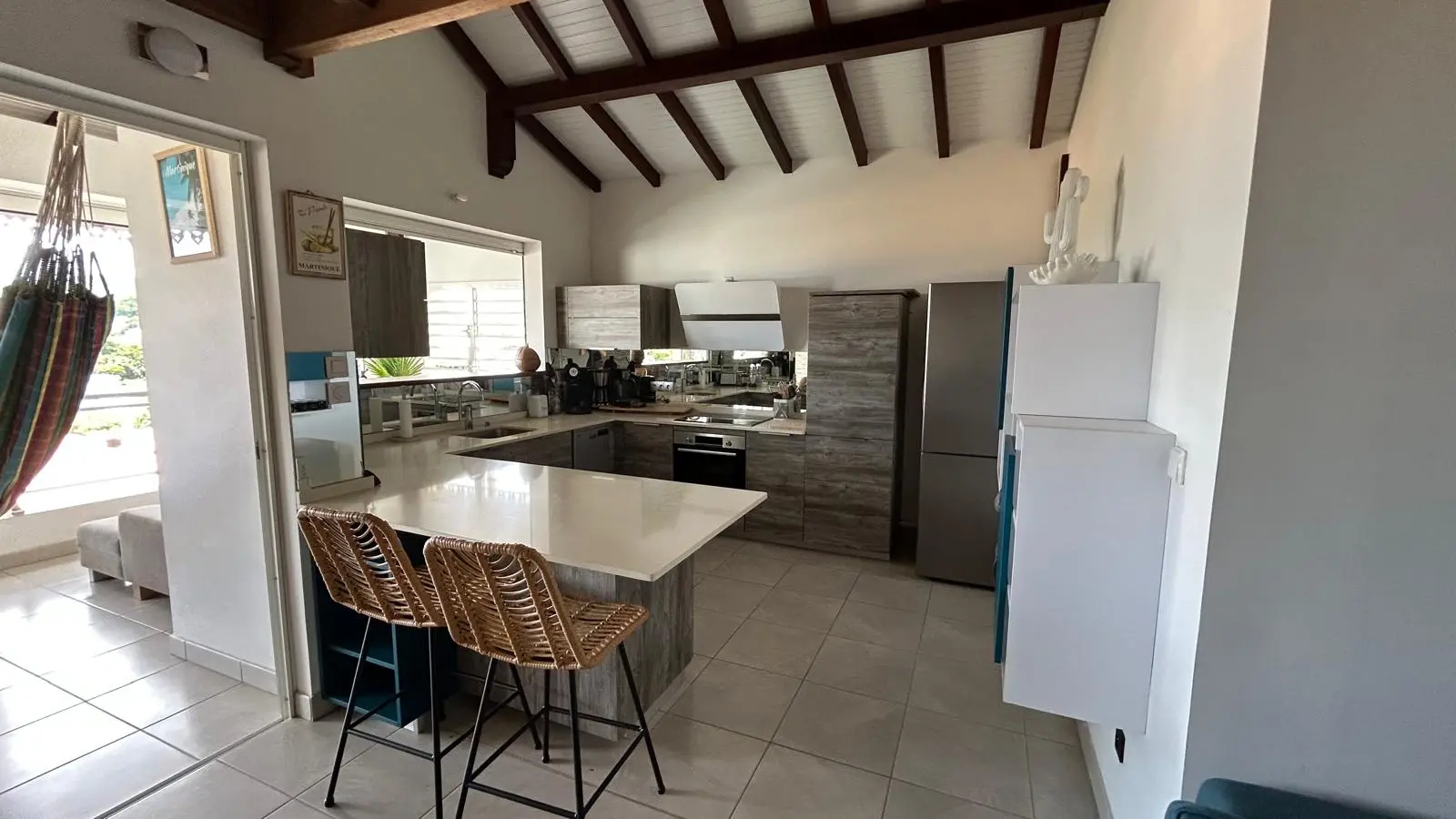 Appartement F4 Trois-Îlets – Terrasse et vue mer